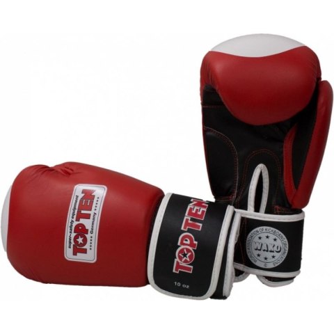 Rękawice Top Ten bokserskie RTT-WAKO 10 oz 01111-02WAKO Rękawice Top Ten bokserskie RTT-WAKO 10 oz 01111-02WAKO