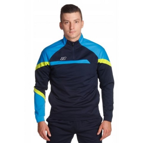 Bluza Zina Ganador Pro 2.0 treningowa Jr 0F1A-57875 Granatowy\Niebieski\Limonkowy Bluza Zina Ganador Pro 2.0 treningowa Jr 0F1A-57875 Granatowy\Niebieski\Limonkowy