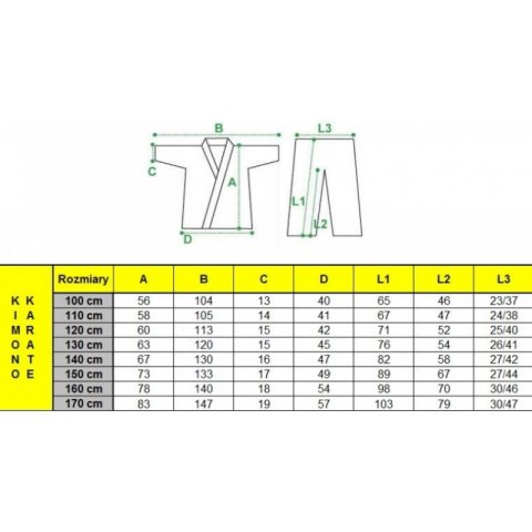 Kimono karate Masters 9 oz - 150 cm KIKM-2D 06155-150 Kimono karate Masters 9 oz - 150 cm KIKM-2D 06155-150