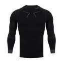 Koszulka termoaktywna Alpinus Tactical Base Layer czarno-szara M GT43219