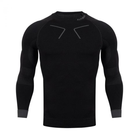 Koszulka termoaktywna Alpinus Tactical Base Layer czarno-szara M GT43219 Koszulka termoaktywna Alpinus Tactical Base Layer czarno-szara M GT43219