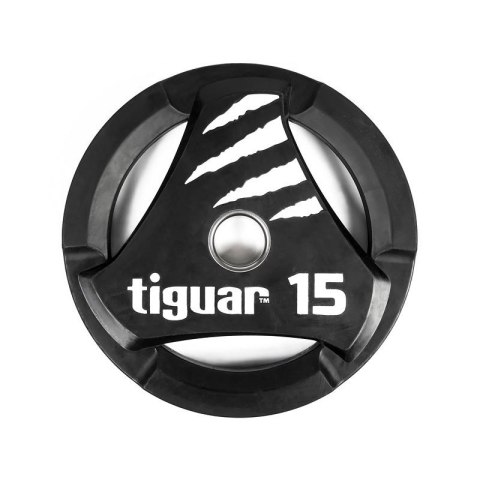 Talerz olimpijski tiguar PU 15 kg TI-WTPU01500