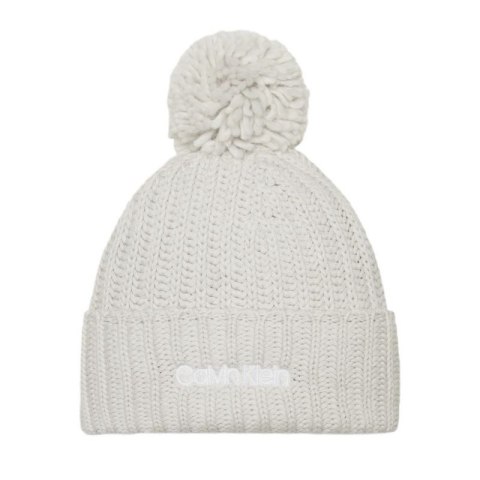 Czapka Calvin Klein Jeans Oversized Knit Beanie W/ Pompom K60K608535