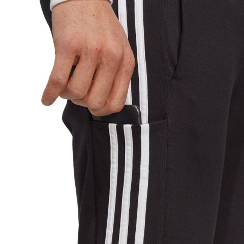 Spodnie adidas Essentials Single Jersey Tapered Open Hem 3-Stripes M IC0044 Spodnie adidas Essentials Single Jersey Tapered Open Hem 3-Stripes M IC0044