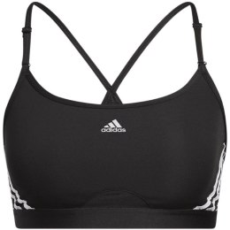 Stanik sportowy adidas Aeroreact Training Light-Support 3-Stripes Bra W HC7862