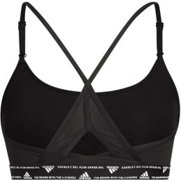 Stanik sportowy adidas Aeroreact Training Light-Support 3-Stripes Bra W HC7862