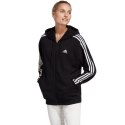 Bluza adidas Essentials 3-Stripes French Terry Oversized Full-Zip Hoodie W IC8782