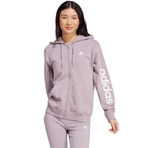 Bluza adidas Essentials Linear Full-Zip French Terry Hoodie W IS2073 Bluza adidas Essentials Linear Full-Zip French Terry Hoodie W IS2073