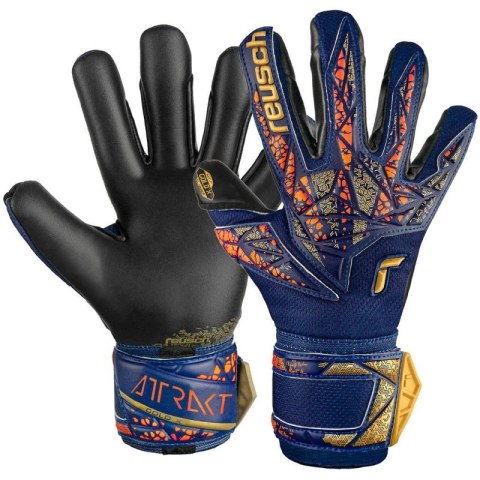 Rękawice bramkarskie Reusch Attrakt Gold X M 5470945 4411 Rękawice bramkarskie Reusch Attrakt Gold X M 5470945 4411
