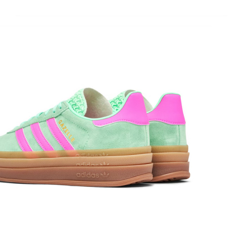Buty Adidas Gazelle Bold Zielone Różowe H06125 Buty Adidas Gazelle Bold Zielone Różowe H06125