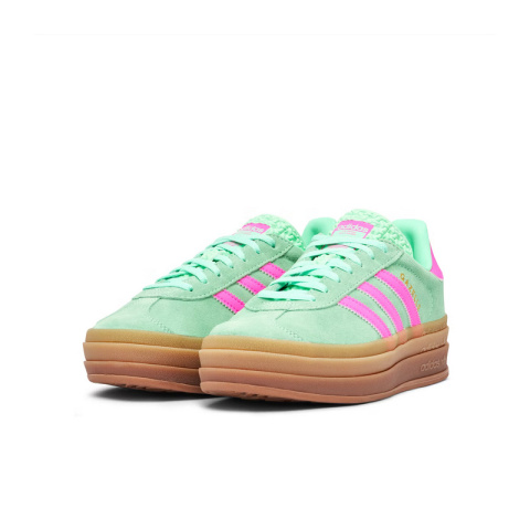 Buty Adidas Gazelle Bold Zielone Różowe H06125 Buty Adidas Gazelle Bold Zielone Różowe H06125