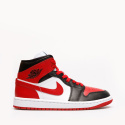 Buty NIKE Air Jordan 1 Mid - Czerwony i czarny - Gym Red BQ6472-079 Buty NIKE Air Jordan 1 Mid - Czerwony i czarny - Gym Red BQ6472-079