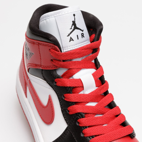 Buty NIKE Air Jordan 1 Mid - Czerwony i czarny - Gym Red BQ6472-079 Buty NIKE Air Jordan 1 Mid - Czerwony i czarny - Gym Red BQ6472-079