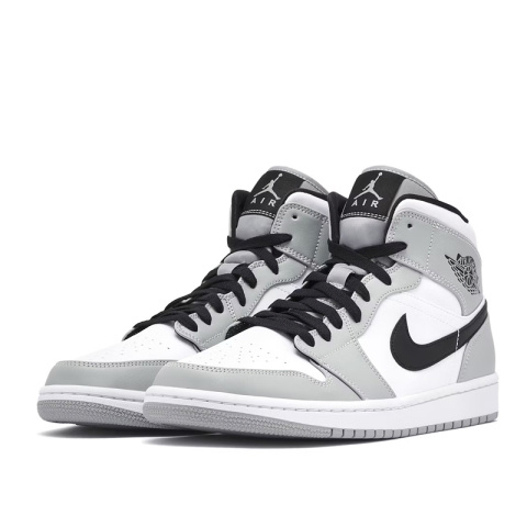 Buty NIKE Air Jordan 1 Mid - Light Smoke Gray 554724-078 Buty NIKE Air Jordan 1 Mid - Light Smoke Gray 554724-078
