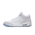 Buty sportowe NIKE Air Jordan 3 - 136064_111 PURE WHITE