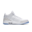 Buty sportowe NIKE Air Jordan 3 - 136064_111 PURE WHITE