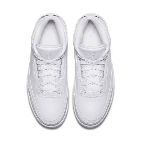 Buty sportowe NIKE Air Jordan 3 - 136064_111 PURE WHITE Buty sportowe NIKE Air Jordan 3 - 136064_111 PURE WHITE