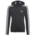 Bluza adidas Essentials 3S Full-zip Hoodie Jr GQ8356