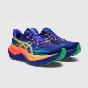 Buty ASICS Superblast 3 Cobal Burst niebiesko-pomarańczowe 1013A177-400