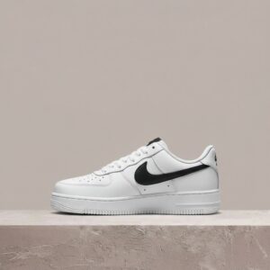 Sneakersy Nike Air Force 1 07 LV8 Utility White, low, logomania, multiswoosh, unisex, AJ7747-100