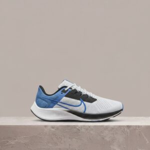 Pegasus 38 Blue, Nike, sylwetka do biegania, biało-niebieska kolorystyka, unisex, siatka plus syntetyk, drop do kolekcji CW7356-009