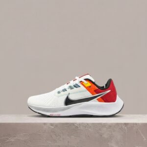 Pegasus 38 Dune Red, Nike Air Zoom, sneakersy unisex, sail gym red black, drop biegowy DQ4499-101