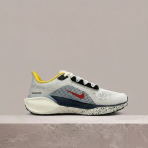 Pegasus 41 od Nike, sylwetka biało żółta, siatka plus syntetyk, męska para, must have HJ9068-100