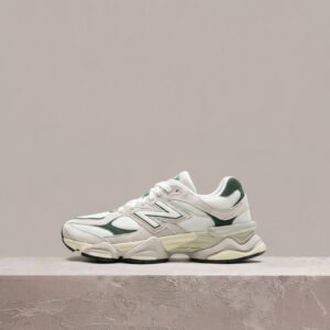 New Balance 9060 Spruce Pack, drop Y2K, zamsz i mesh, beż z zielonym świerkiem, unisex U9060FSN