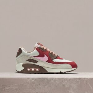 Air Max 90 NRG Bacon, Nike, white sail straw brown, sylwetka unisex, zamsz skóra, drop DQM, CU1816-100