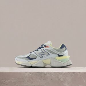 New Balance 9060 Grey Yellow Navy, drop 2025, sylwetka nawiązująca do 99X, zamsz i siatka, unisex, U9060TMB