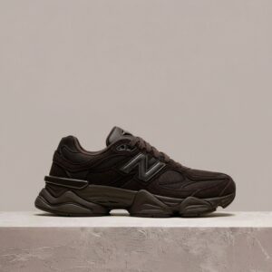 New Balance 9060 Chocolate, drop retro running, brąz, dad shoe sylwetka, unisex, zamsz i mesh U9060ZWD