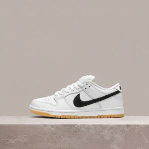 Nike SB Dunk Low Pro White Gum, drop z Dunk Gum Pack, biało-czarna sylwetka unisex CD2563-101