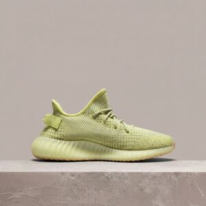 Adidas Yeezy Boost 350 V2 Antlia, sylwetka 350, przezroczysty pasek, bez pętelki, żółto-beżowe FV3250