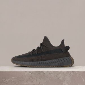 Yeezy Boost 350 V2 Cinder, adidas, sylwetka unisex, Primeknit, szaro czarna kolorystyka, Boost, FY2903