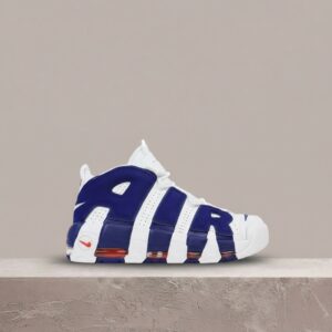 Nike Air More Uptempo 96 Air With Authority, biało-granatowa kolorystyka, retro koszykówka, unisex 921948-101