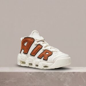 Sneakersy Nike Air More Uptempo Basketball, Sail colorway, jeweled Swoosh, rope lace, retro basketball silhouette, unisex, DZ5227-001