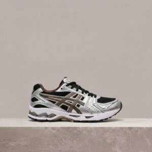 Drop ASICS GEL-Kayano 14 Black Coffee Silver, retro dad shoe, sylwetka unisex, siatka i syntetyk 1201A019-004