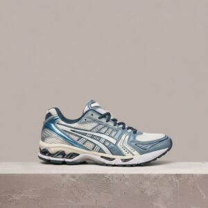 Asics GEL-Kayano 14 Cream Raw Indigo, retro running, kremowo-indygo kolorystyka, sneakersy unisex, drop 1203A537-116