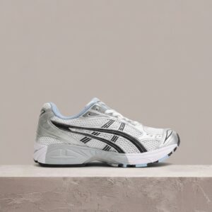 GEL-Kayano 14 Jjjjound White Blue, ASICS, unisex, biało-błękitna kolorystyka, drop kolekcjonerski 1203A961-101