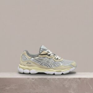 GEL-NYC ASICS, oatmeal obsidian grey, unisex, siatka plus syntetyk, gumowa podeszwa 1201A789-250