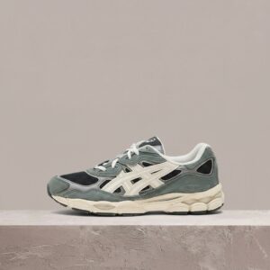 ASICS GEL-NYC, Graphite Grey Smoke Grey, unisex, sylwetka sneaker, grafit i zieleń 1203A383-002
