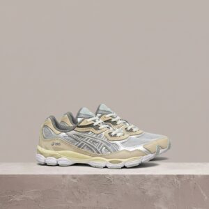 ASICS GEL-NYC Concrete Oatmeal, sylwetka inspirowana Gel Nimbus 3, unisex 1203A383-020