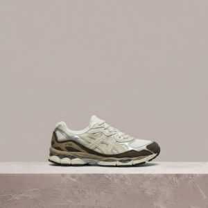 GEL-NYC Cream Cream od ASICS, unisex drop, beż z bielą, miks tekstyliów i syntetyku na piance 1203A383-103