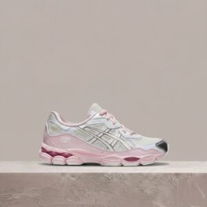 ASICS Gel-NYC Kicki Yang Zhang Pink Cream Pure Silver, sneakersy unisex, uliczna sylwetka, drop kolor 1203A571-100