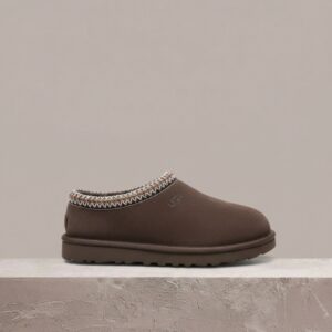 UGG Tasman II Slipper, brązowa kolorówka, zamsz, futrzana podszewka, pełna sylwetka kapcia unisex 1174671-DDCC