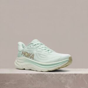 Hoka Clifton 10 Sea Glass/Jadeite, damskie sneakersy, miętowa kolorystyka, drop tekstylny 1162031-SJD