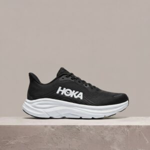 Hoka Clifton 11 Black White, sneakersy unisex, siatka, MetaRocker, czarna biel, drop 1176572-BWHT