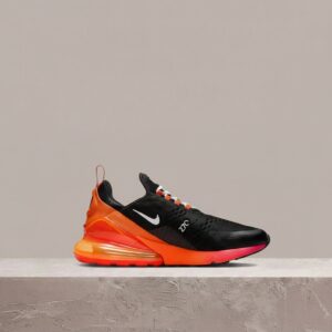 Air Max 270 San Francisco Giants, Nike, drop MLB, czarno pomarańczowa kolorystyka, siatka, syntetyk, unisex, HQ8000-001
