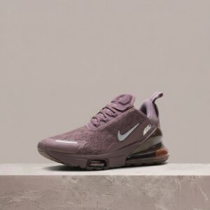 Air Max 270 Premium Tattoo Metallic Silver od Nike, niska sylwetka, fiolet z brązem, unisex, kolekcjonerski kolorway IO9883-500