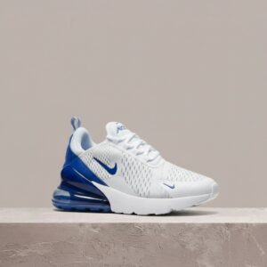 Air Max 270 Premium White Sapphire, Nike, niska sylwetka, biało niebieski colorway, unisex, IO9884-107